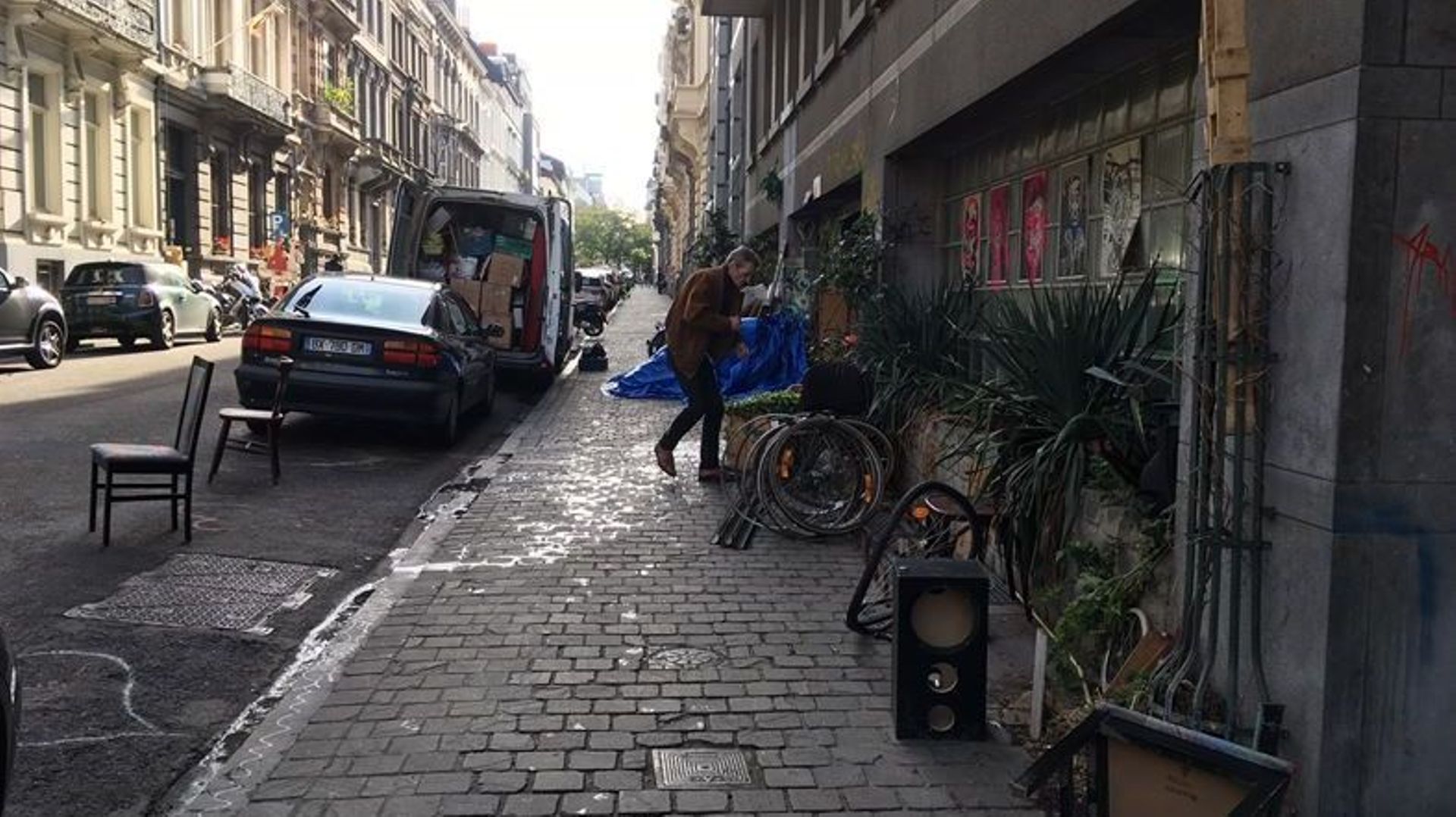 Bruxelles: après onze ans, les habitants du 123 rue Royale ont quitté le bâtiment 