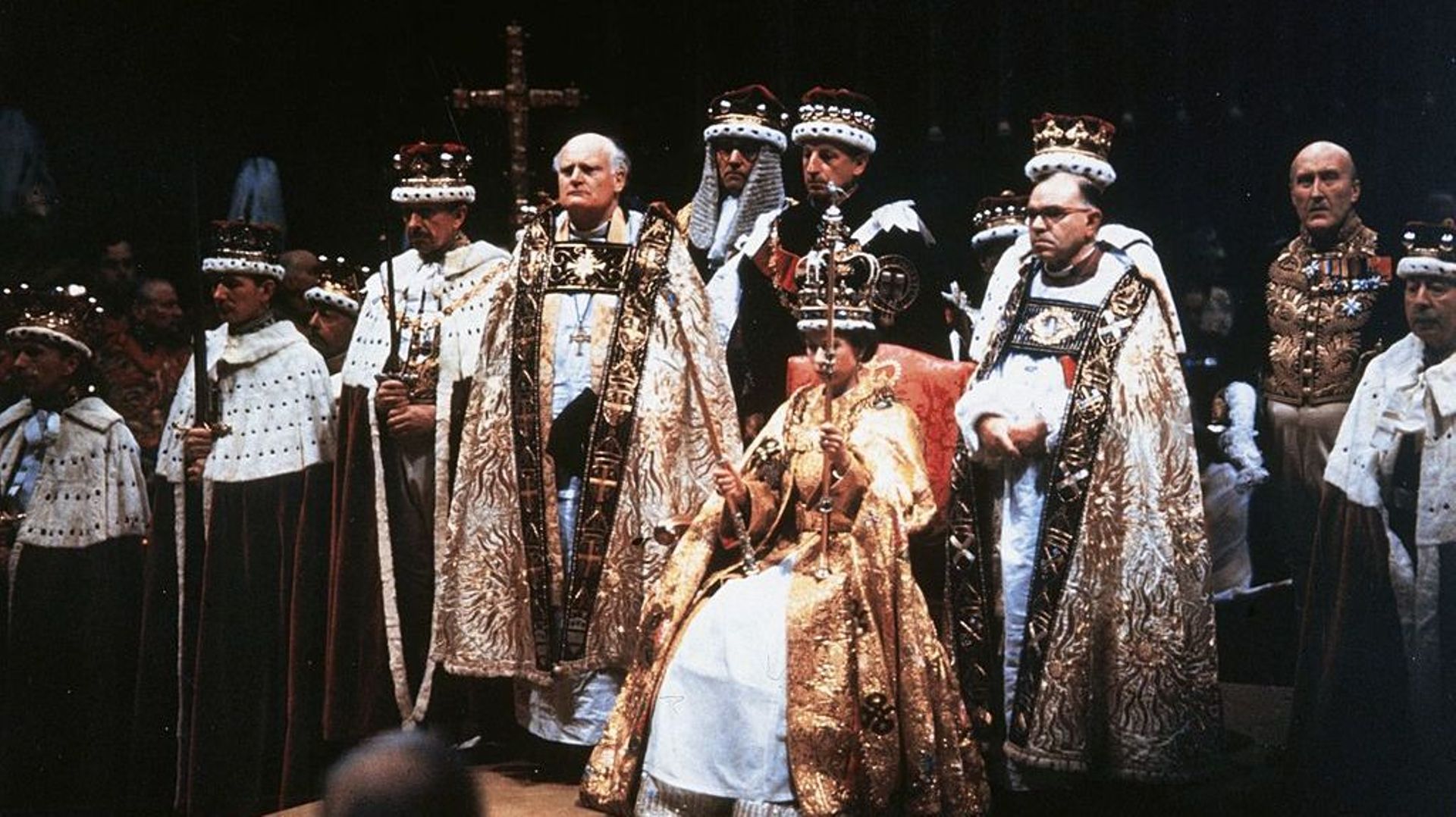 Le couronnement d'Elisabeth II, le 2 juin 1953.