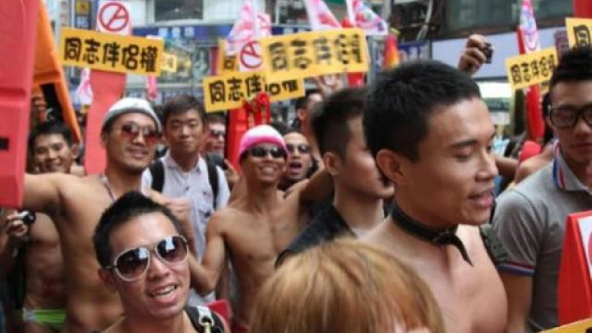 Gay Pride à Taiwan en faveur de la légalisation du mariage homosexuel