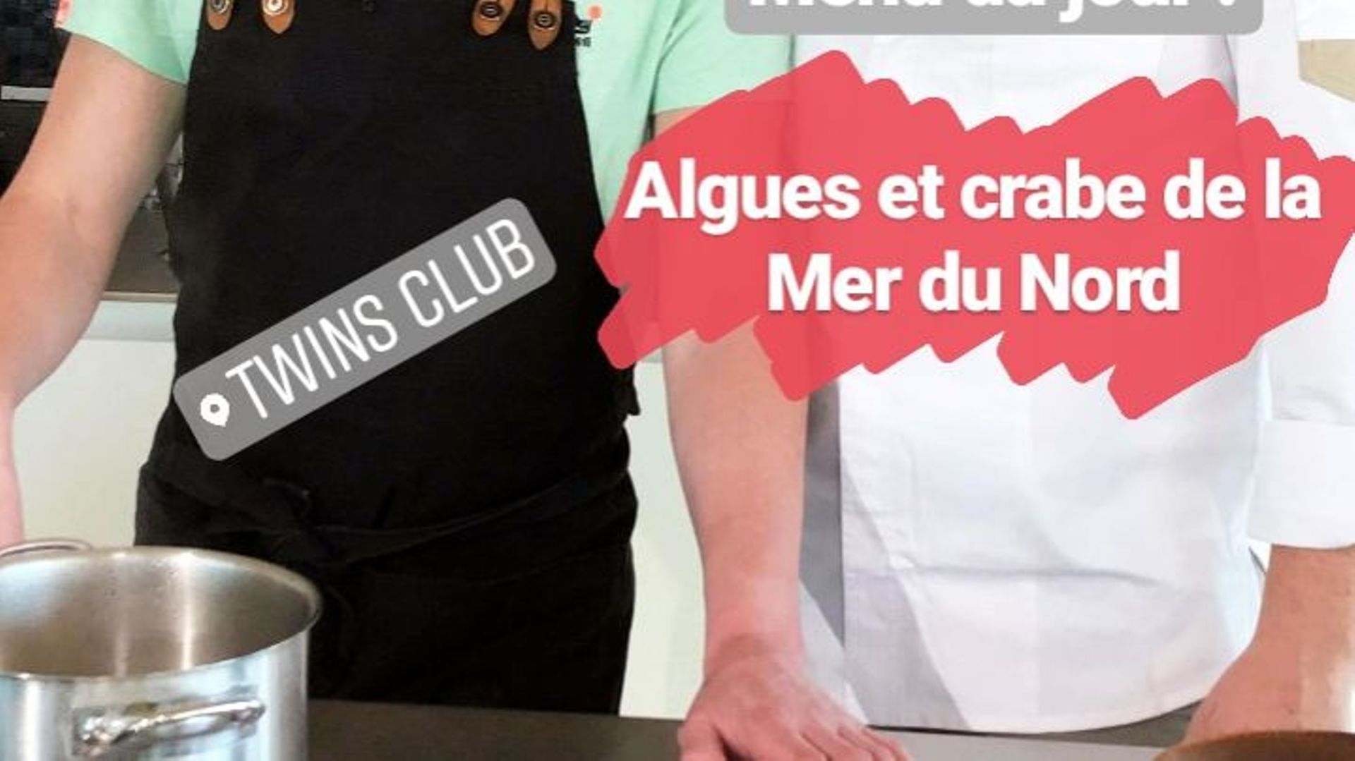 Jean-Philippe Watteyne et Donald Deschagt, Chef au restaurant «Le Homard et la Moule» à Bredene. 