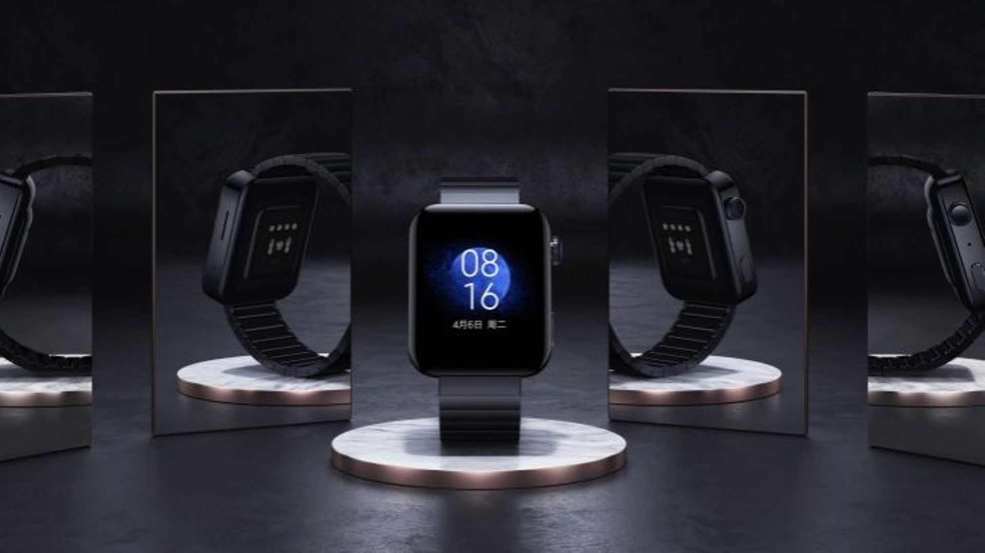 La première montre connectée de Xiaomi s'inspire fortement de l'Apple Watch