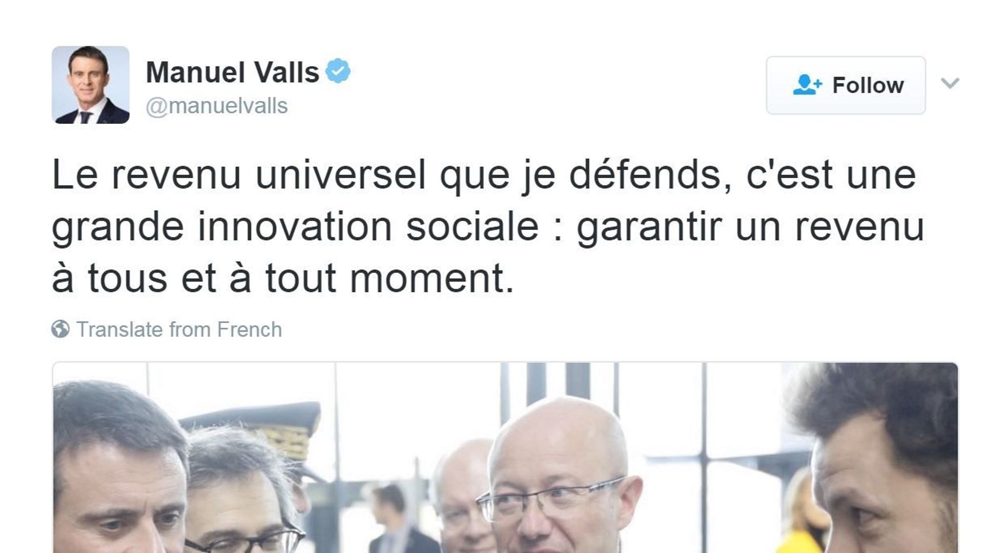 Volte-face: il y a quatre mois, Manuel Valls défendait encore le "revenu universel"