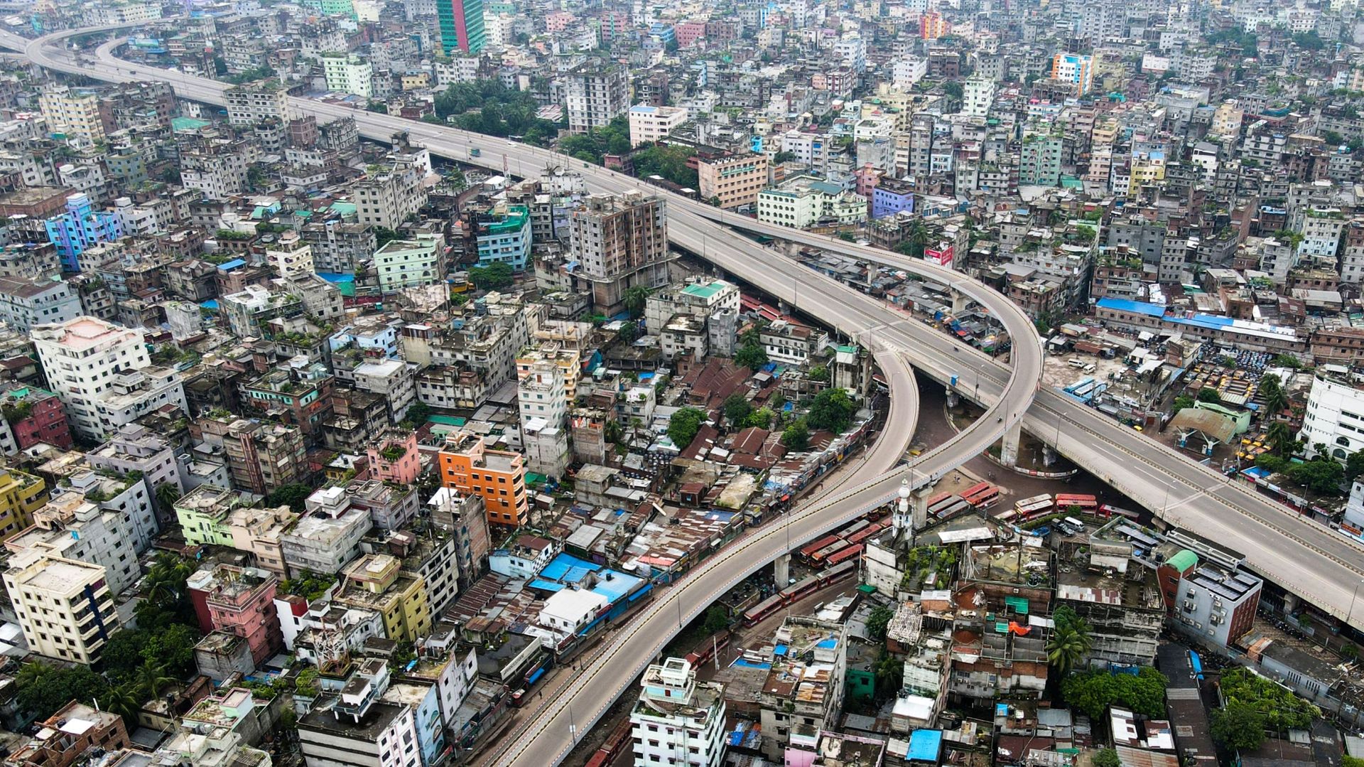 Vue de Dacca, la capitale du Bangladesh, en 2021 (image d'illustration)