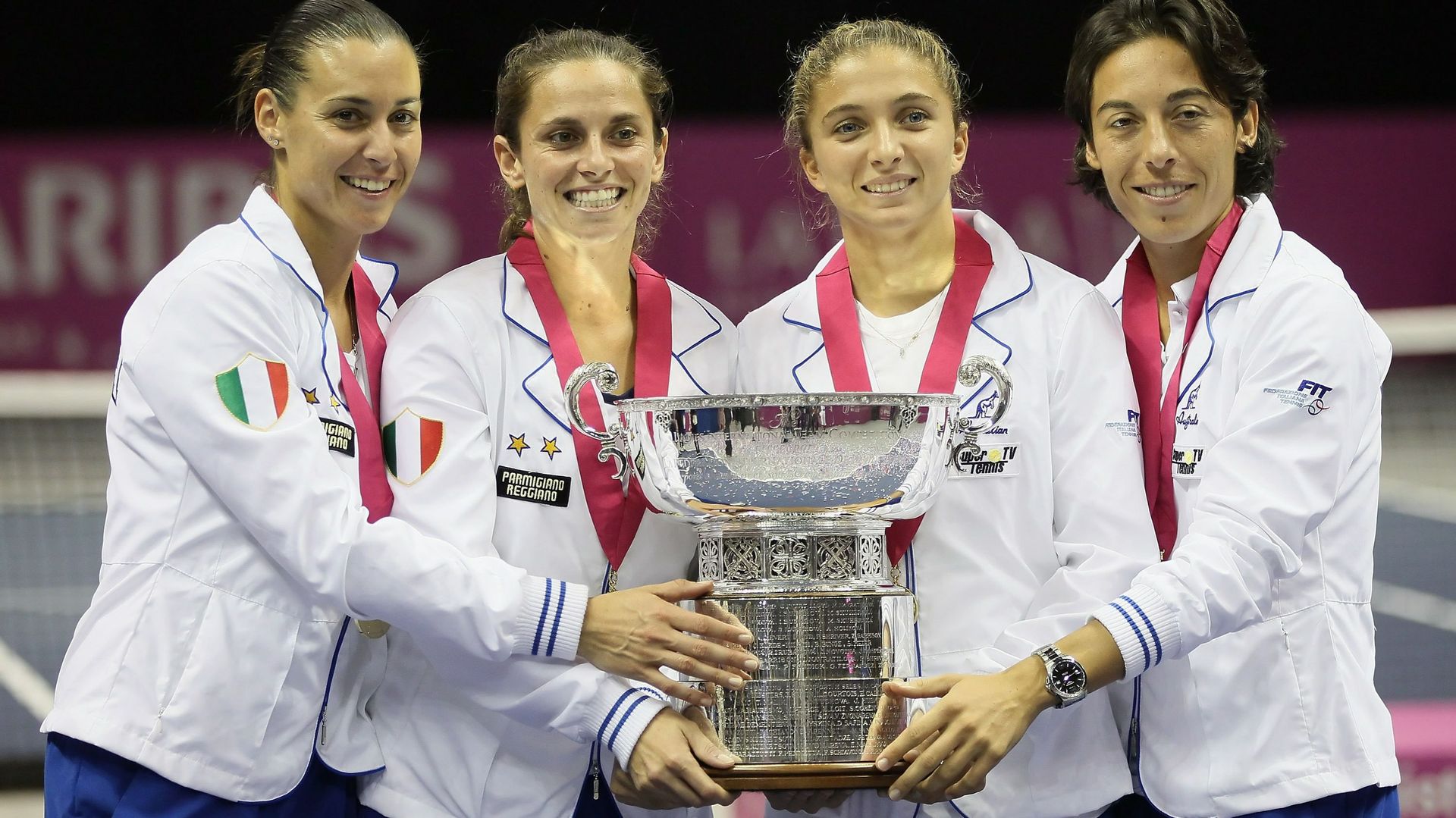 Fed Cup l'Italie conserve son titre rtbf.be