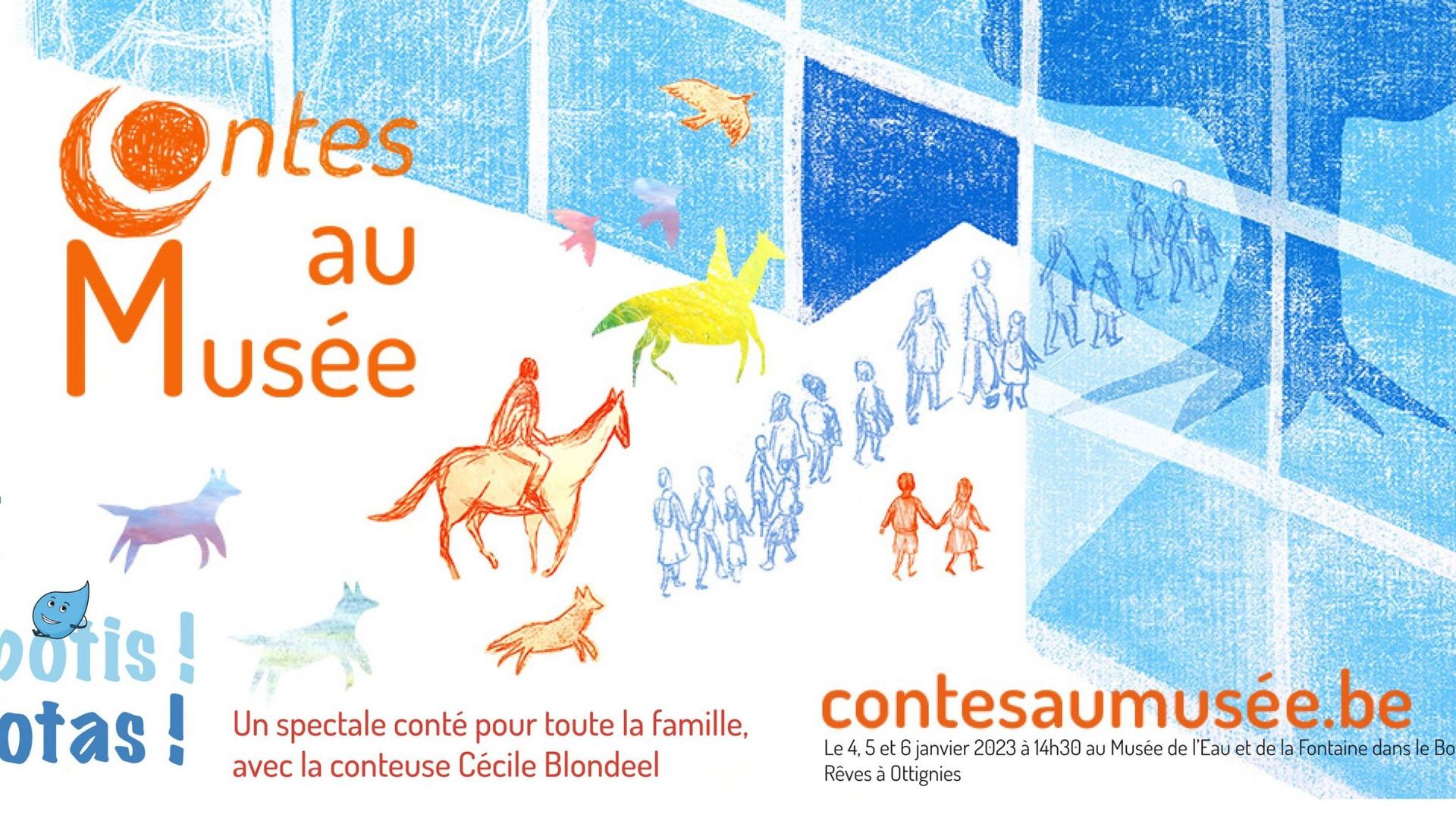 Spectacle conté au Musée de l’Eau et de la Fontaine à Ottignies