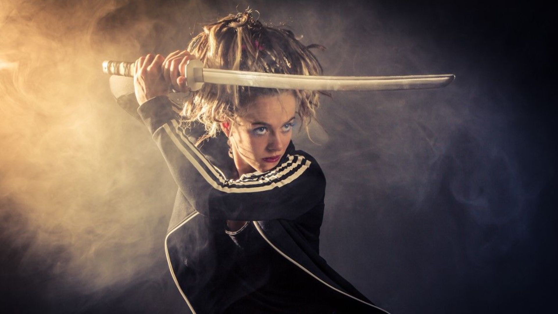 Emilie Guillaume, photo pour le spectacle "Kung Fu", mis en scène par Denis Laujol