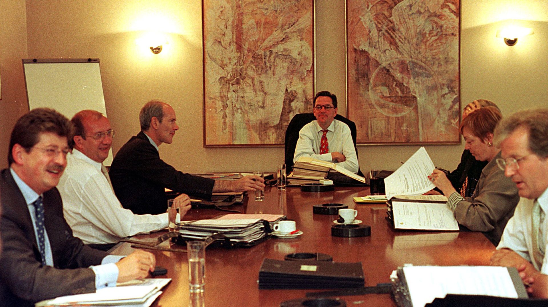 Didier Gosuin, dans le gouvernement Simonet, en 1999.