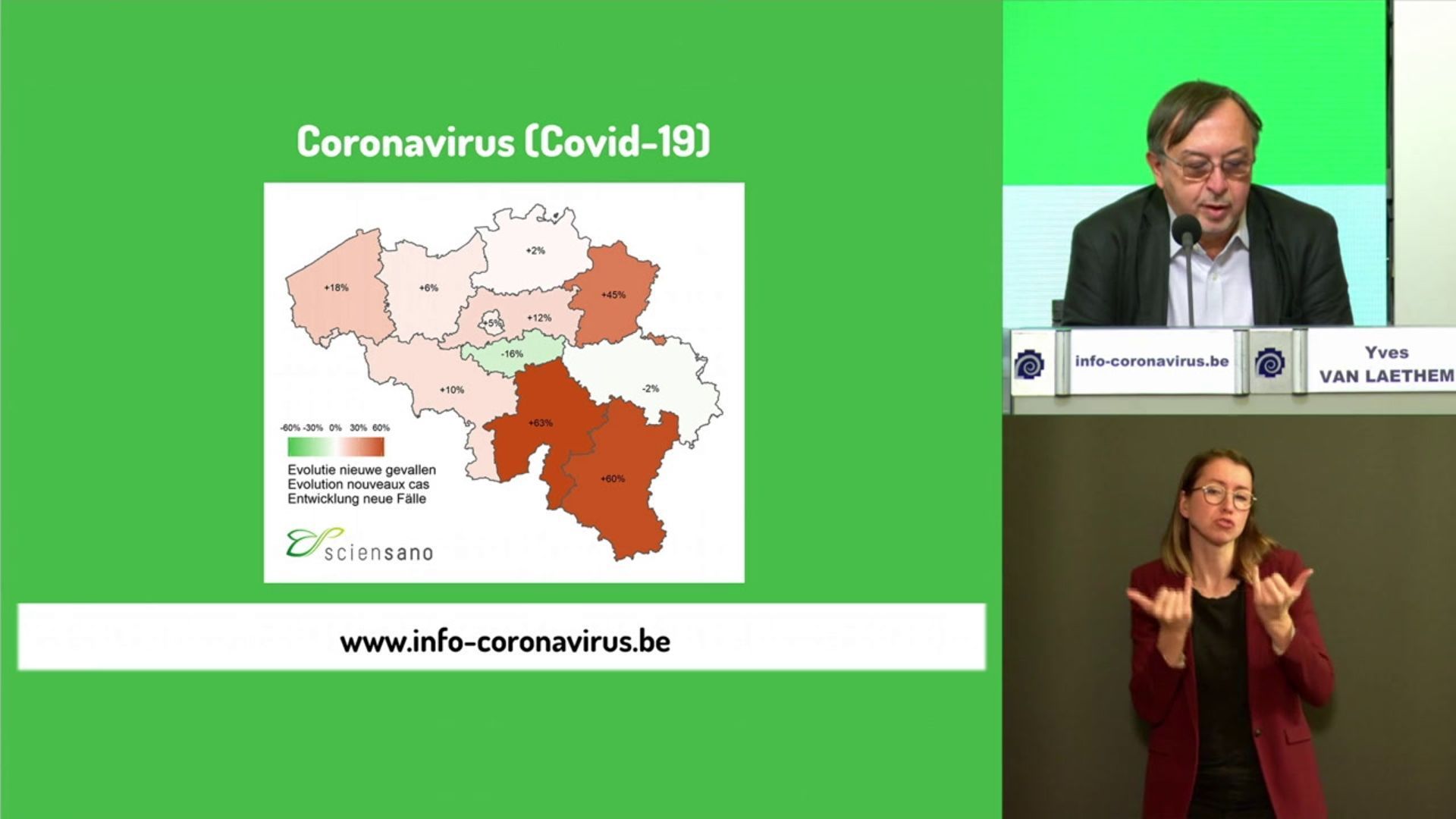 Coronavirus en Belgique 'Le virus circule de manière intensive dans