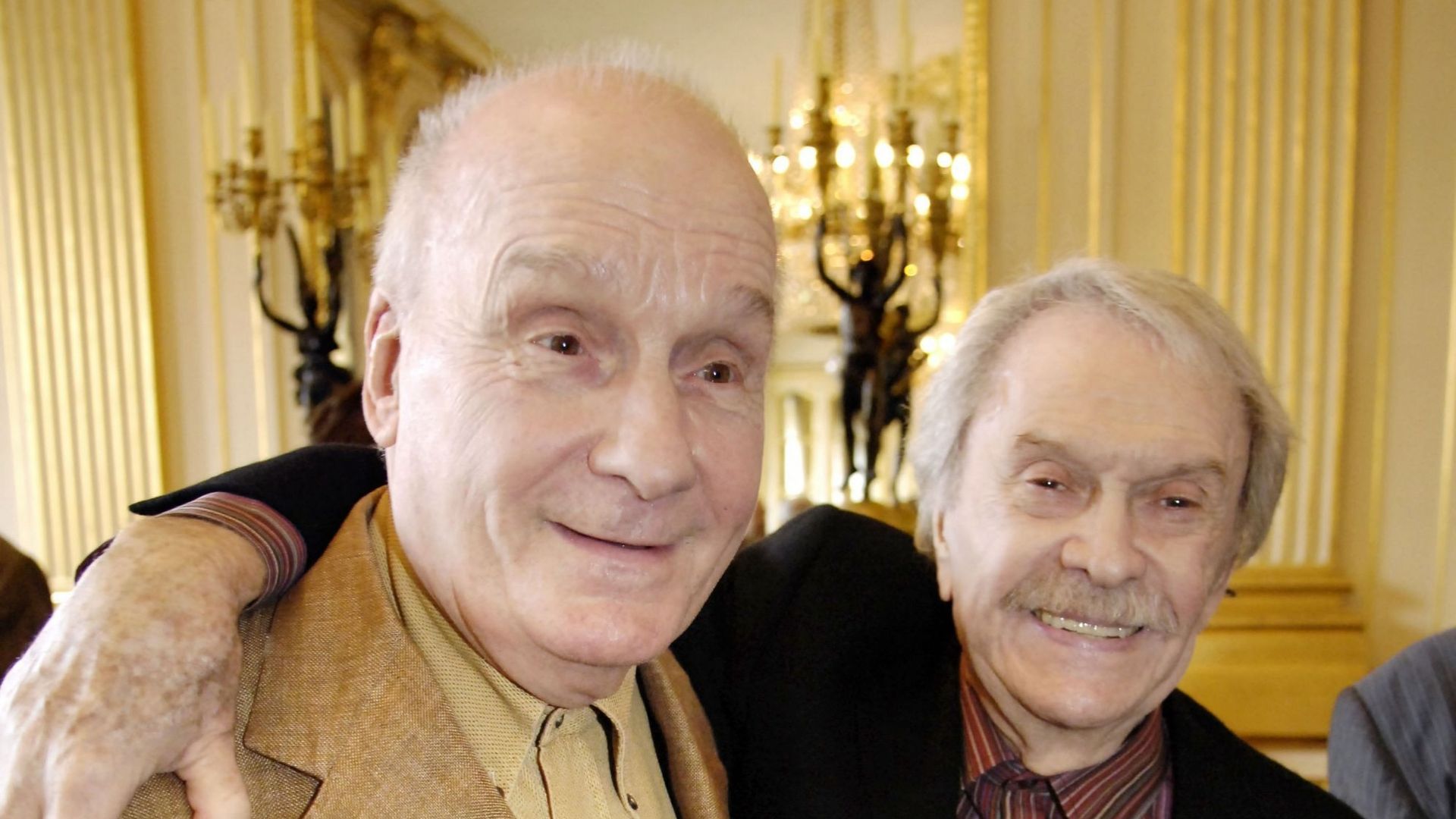 En compagnie de Michel Bouquet le 16 avril 2007