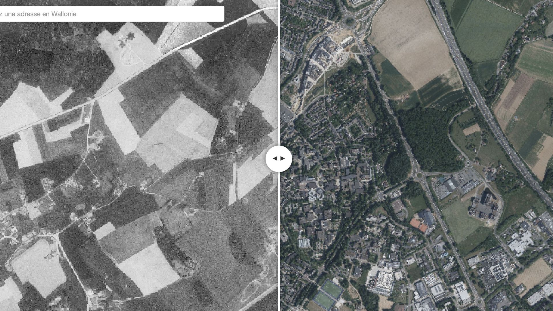 À quoi ressemblait votre lieu de vie il y a 10, 50 ou 200 ans en Wallonie ? Découvrez notre outil interactif
