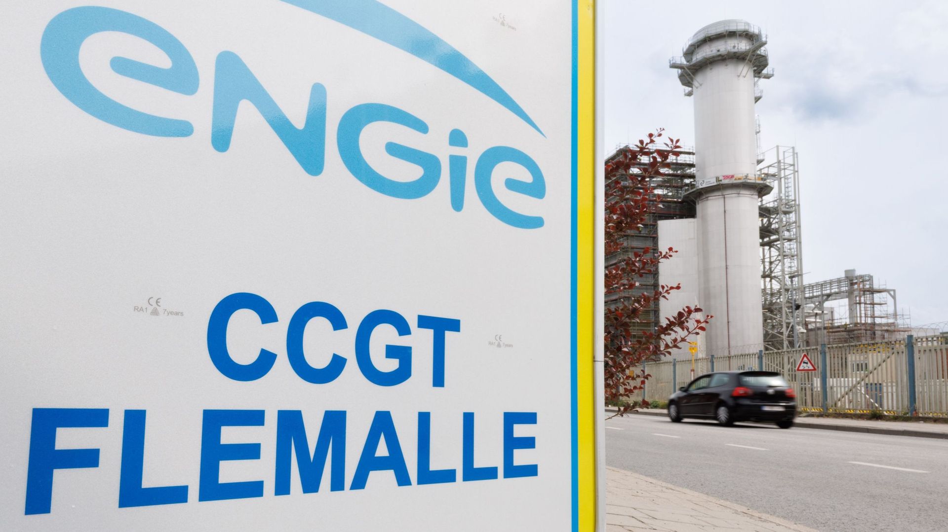 Incendie à la nouvelle centrale au gaz d'Engie à Flémalle