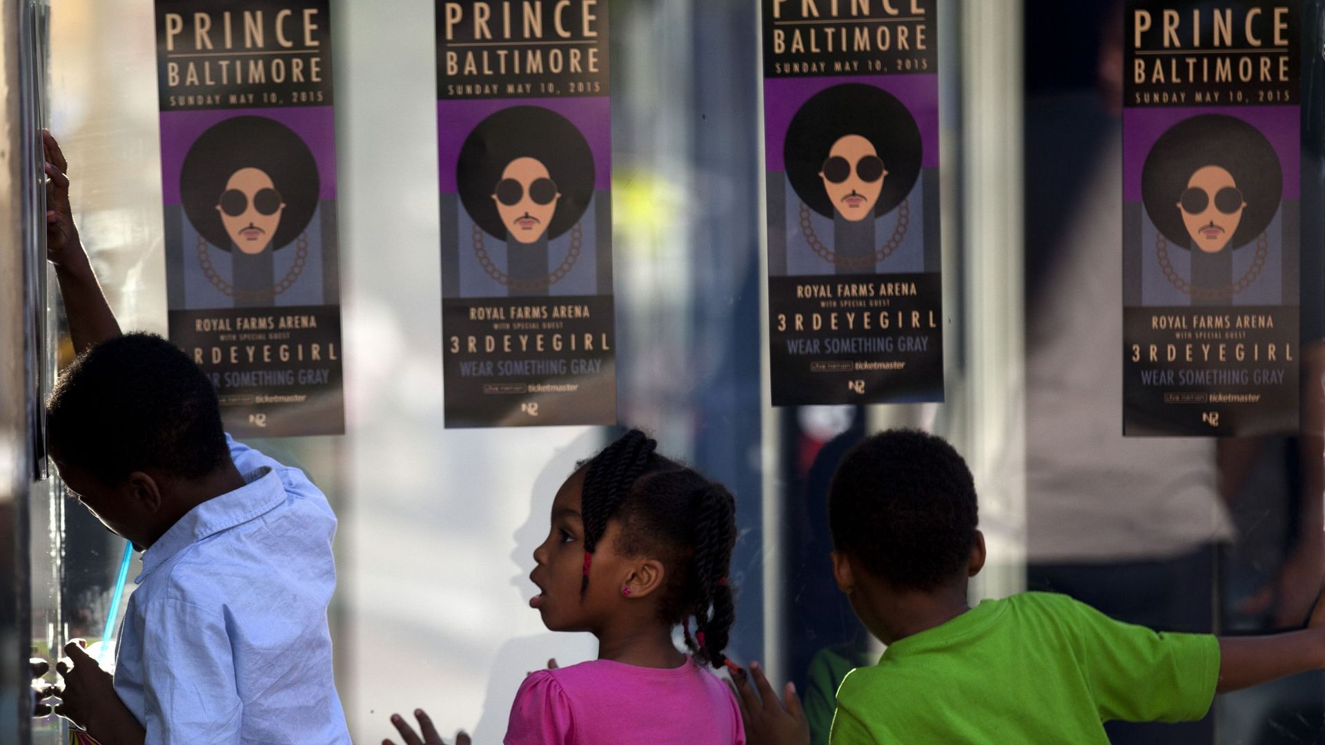 Prince a donné un concert pour la paix, le 10 mai à Baltimore