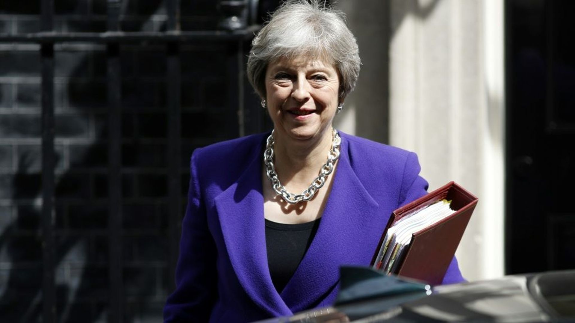 La Première ministre britannique, Theresa May, le 18 juillet 2018