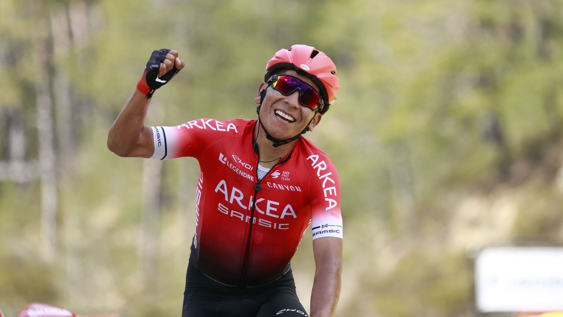 Nairo Quintana (Arkéa Samsic) a remporté le 54e Tour cycliste des Alpes Maritimes et du Var (2.1) grâce à sa victoire dans la 3e étape dimanche à Blaussac.