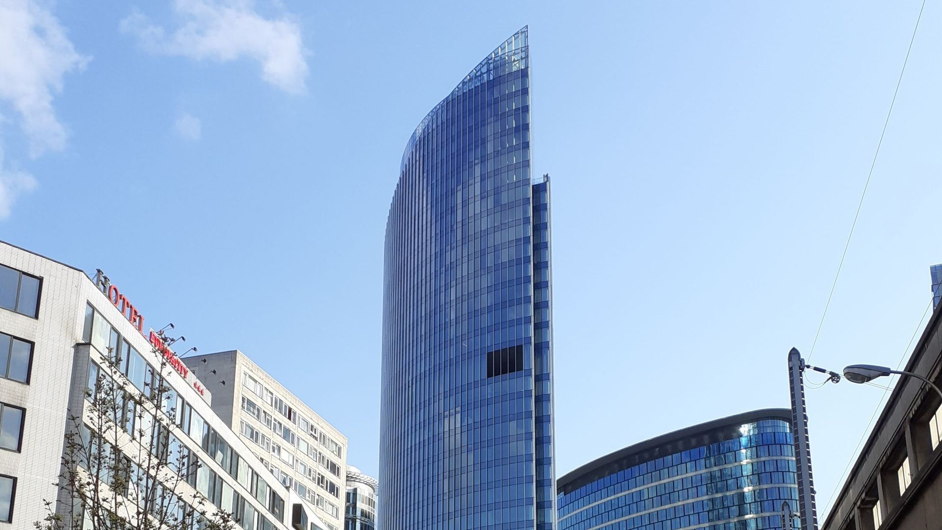 La tour Iris, le nouveau siège de l'administration bruxelloise