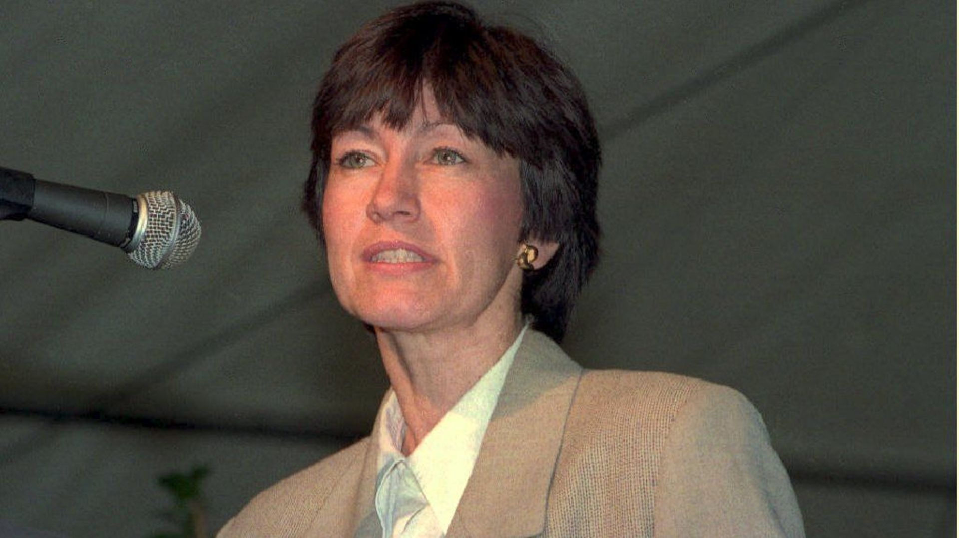 Laurette Onkelinx, minstre présidente de la Communauté française en 1994