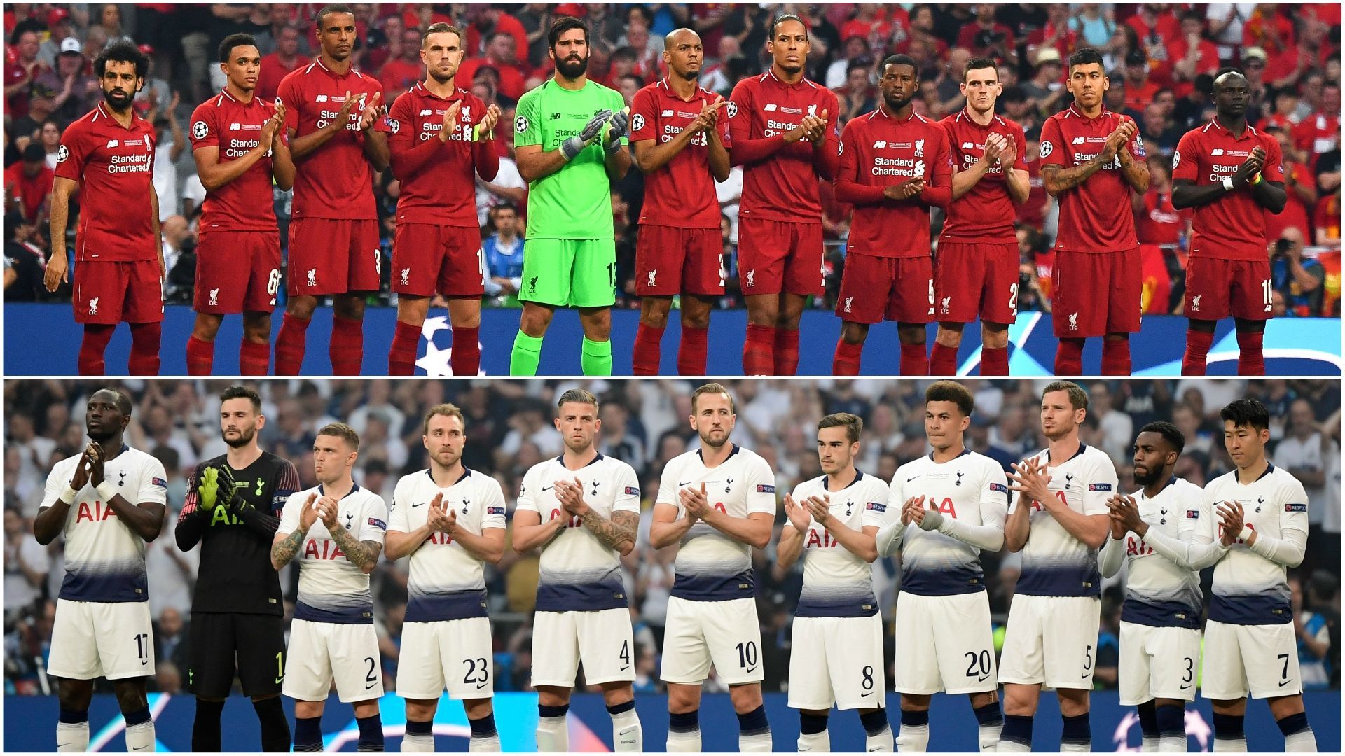 Liverpool et Tottenham, finalistes durant la saison 2018-2019