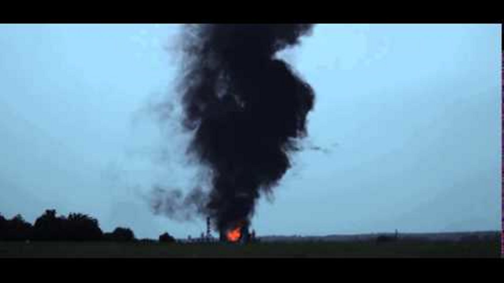 Fausse explosion de Clumbian Chemicals à Centerville en Louisiane. Capture d’écran Youtube.