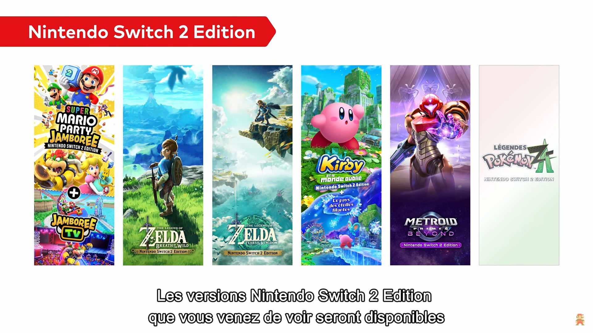 Nintendo Switch 2 : quels sont les jeux vidéo annoncés pour la future ...