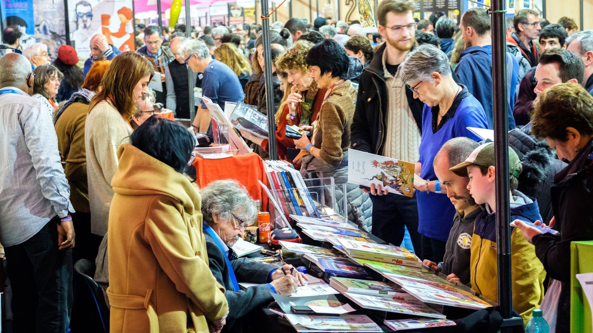Photo d’illustration du 47e Festival international de la bande dessinée le 1er février 2020 à Angoulême.