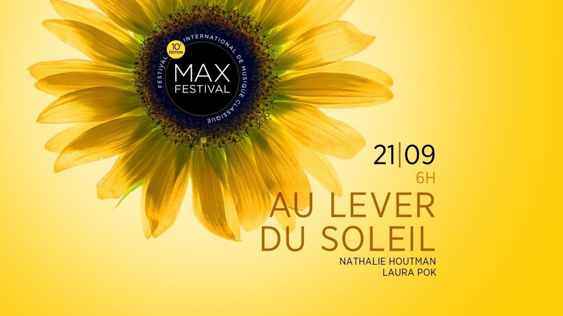Remportez vos places pour le concert "Au Lever du Soleil" dans le cadre du Max Festival 2025
