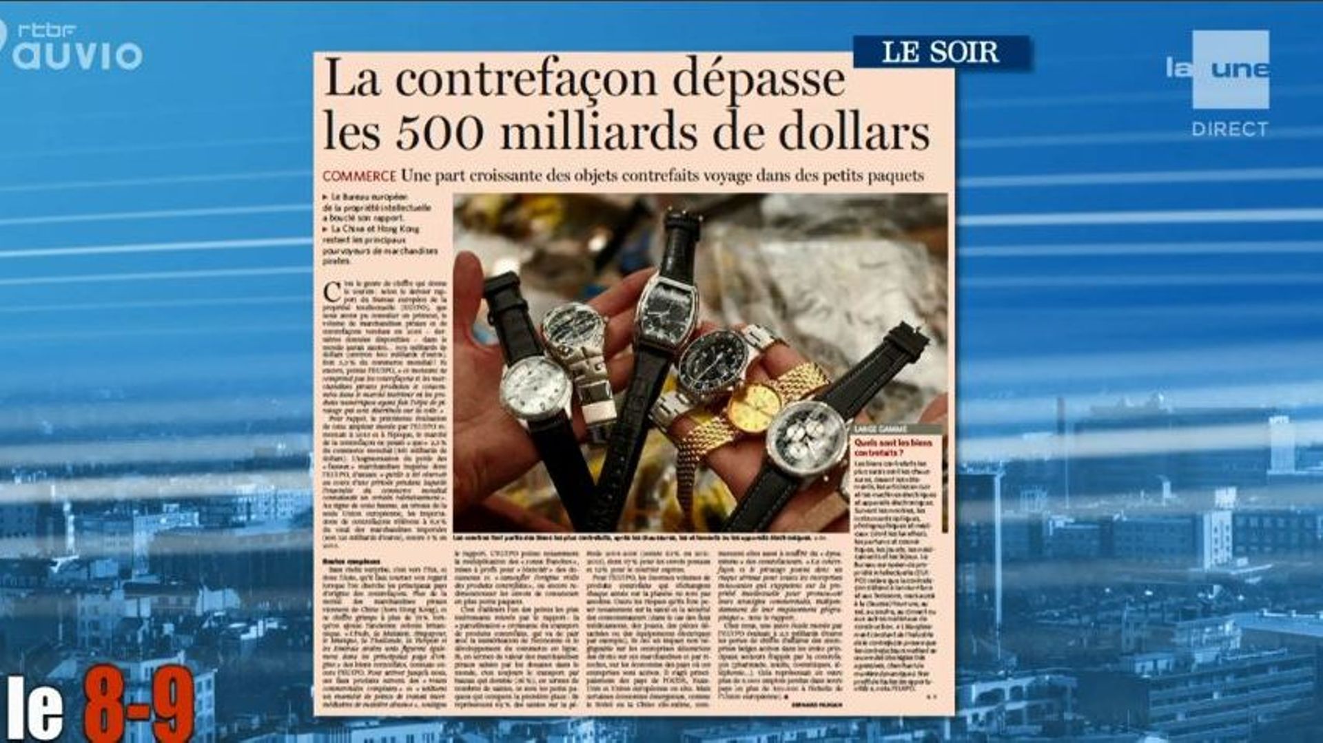 La contrefaçon dépasse les 500 milliards de dollars ! - RTBF Actus