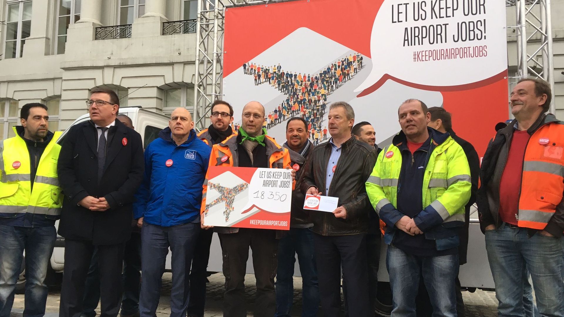 Brussels Aiport: "les jobs de centaines de travailleurs sont en danger"