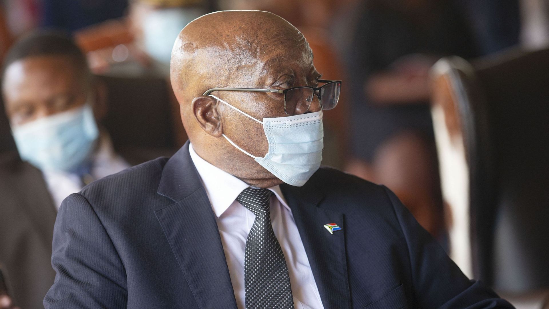 L'ancien président Zuma lors d'un événement au palais royal de Nongoma, en Afrique du Sud, le 18 mars 2021