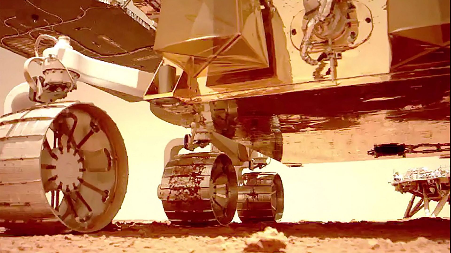 La Chine dévoile de nouvelles images de Mars prises par son robot téléguidé Zhurong
