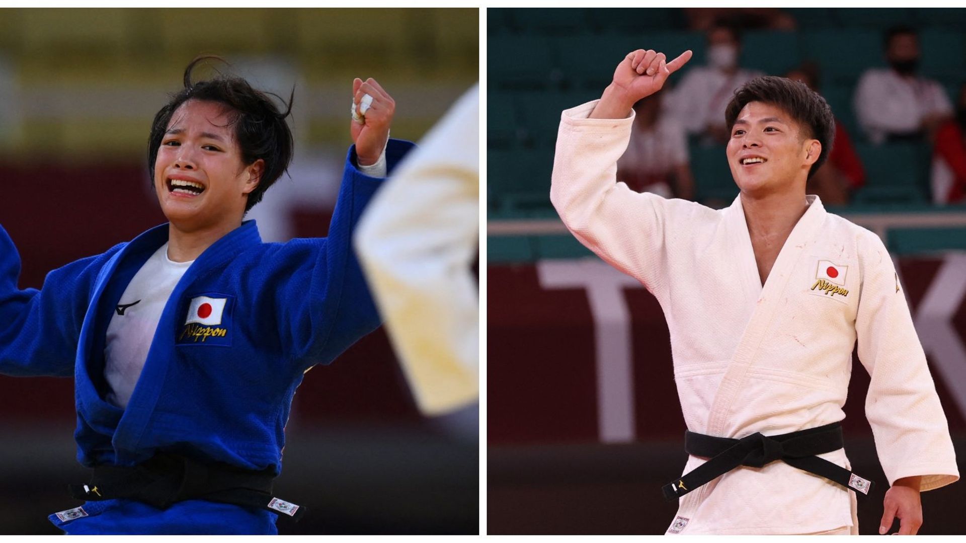 Uta Abe et Hifumi Habe, champions olympiques à 20 minutes d'écart