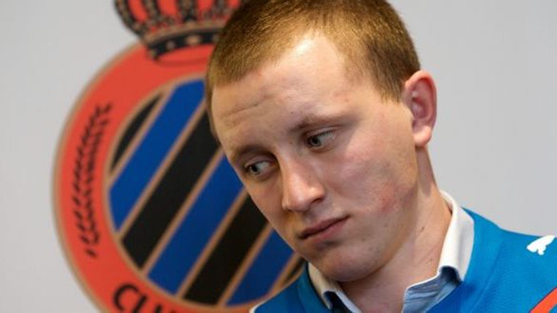 Van Gijseghem percute un poteau rtbf.be