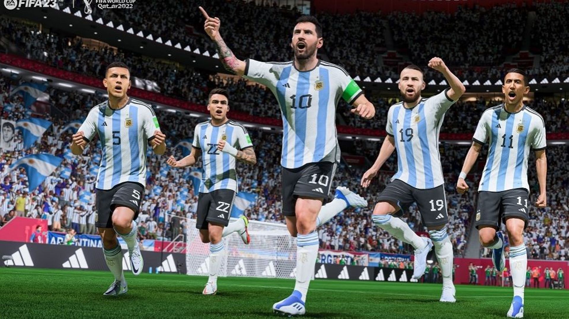 Football – Coupe du monde 2022 : La joie de Lionel Messi et des Argentins dans FIFA 23. Selon une simulation du célèbre jeu vidéo, les Argentins vont remporter le Mondial au Qatar. Les Belges, eux, seraient éliminés par l’Allemagne en 1/8e.