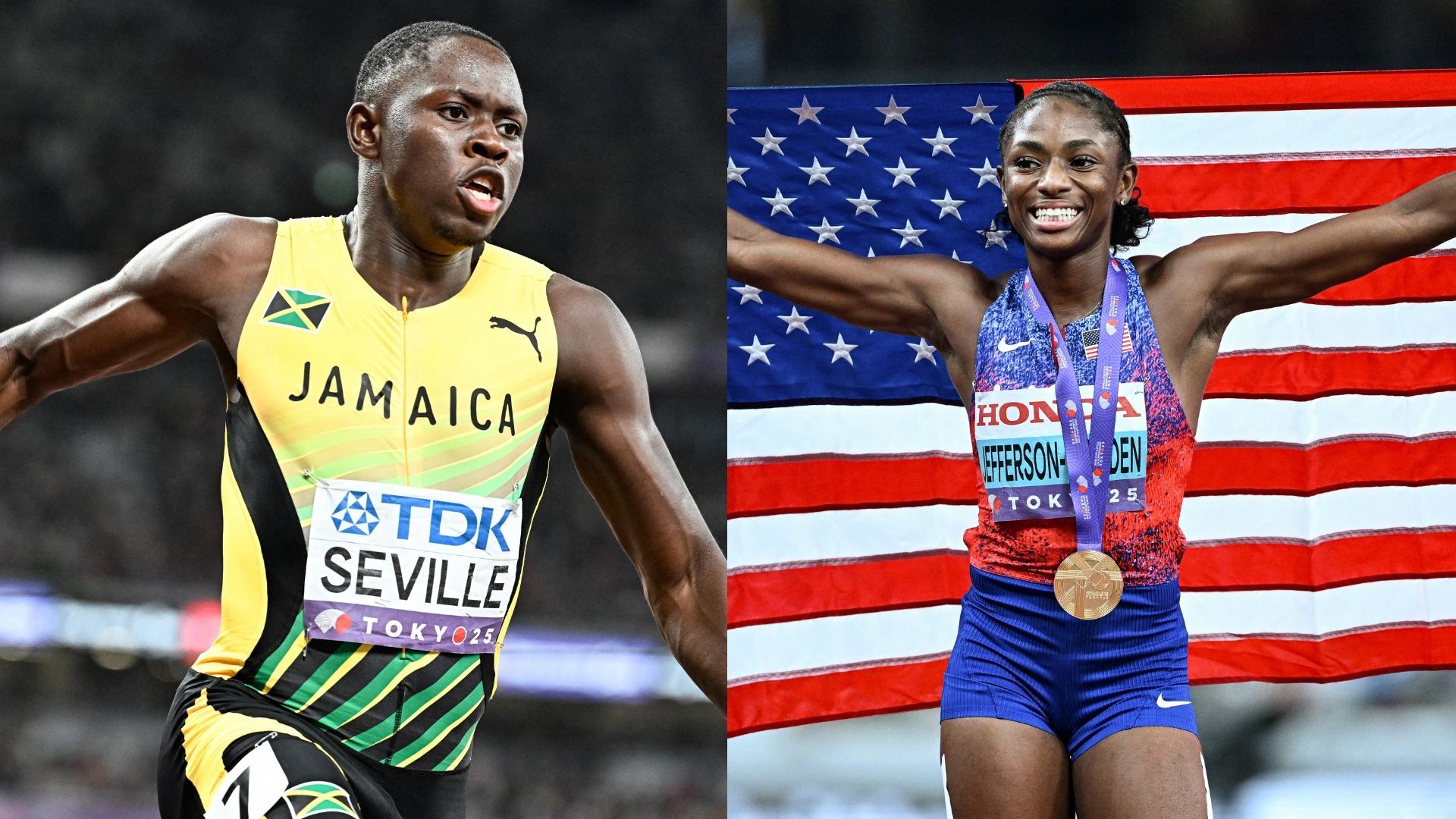 Mondiaux d’athlétisme : Jefferson-Wooden et Seville sacrés sur 100 m, fin de carrière pour Fraser-Pryce
