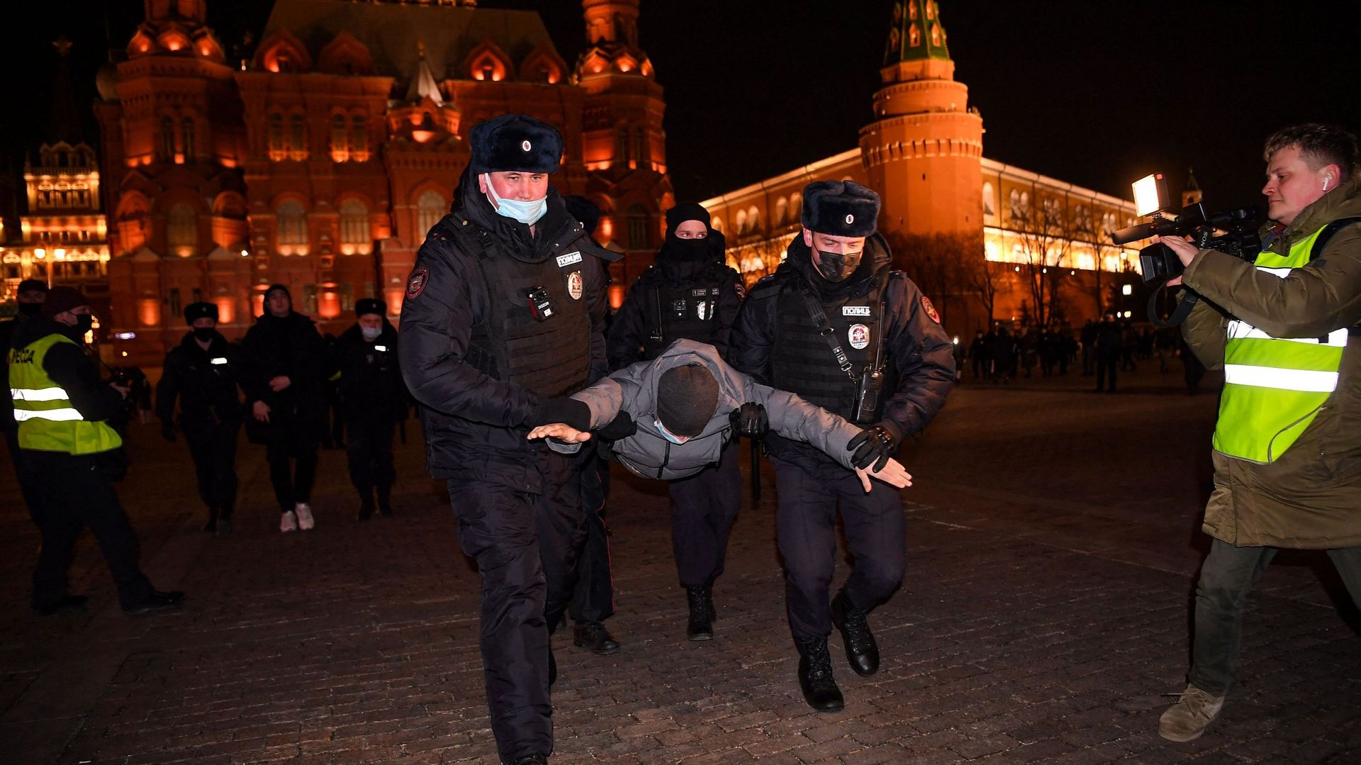 Arrestation à Moscou le 2 mars 2022