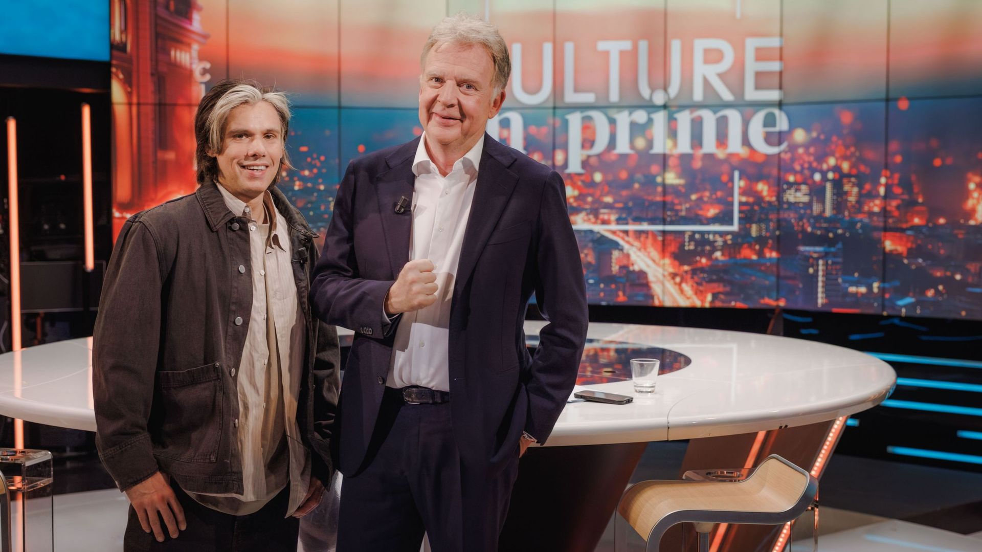 François De Brigode reçoit Orelsan dans Culture en prime