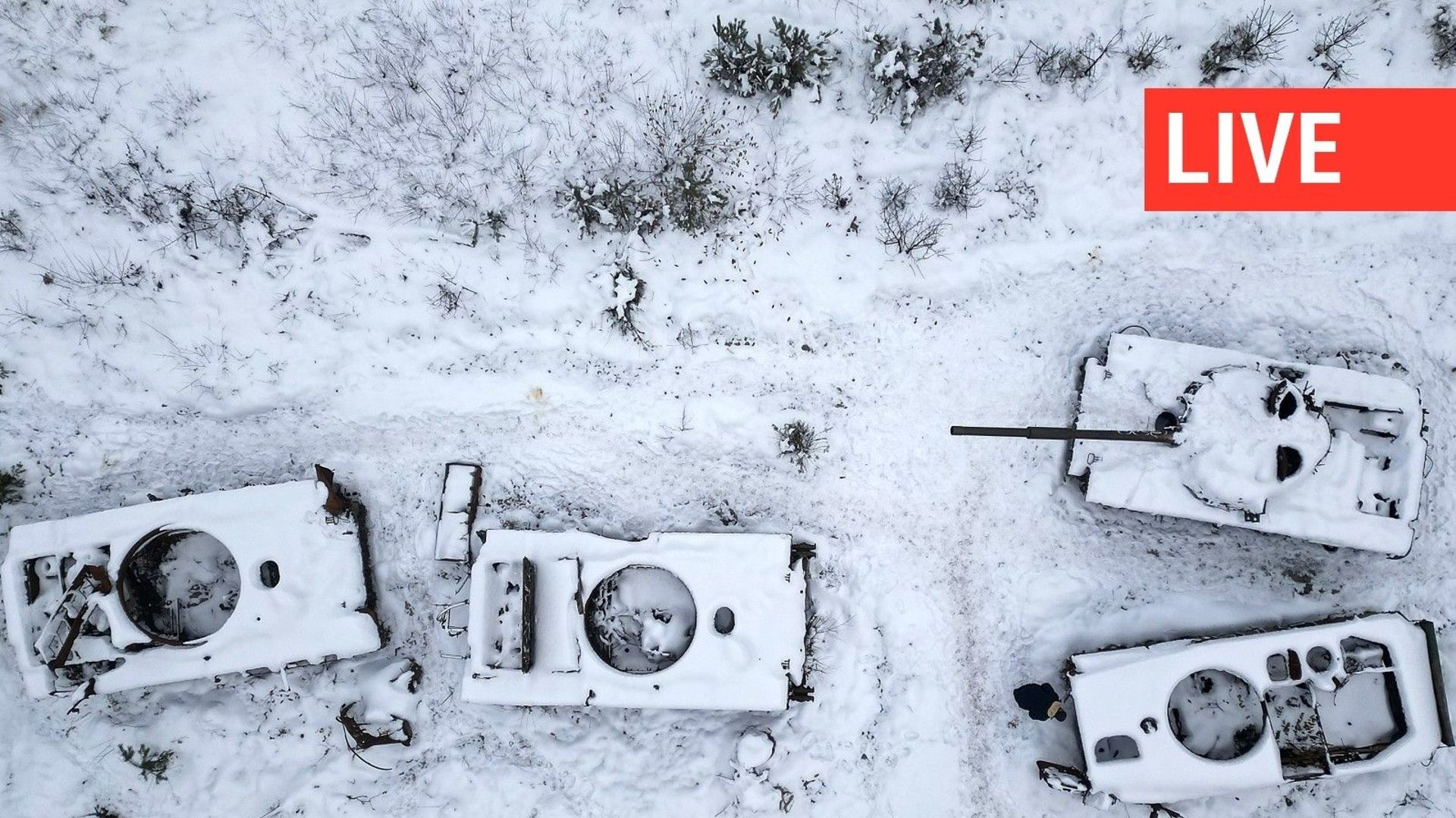 La neige et le froid s’installent en Ukraine, en pleine guerre. Photo d’illustration.