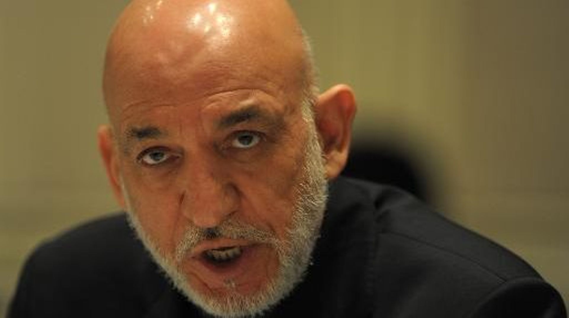 Le président afghan Hamid Karzaï, le 14 décembre 2013 à New Delhi 