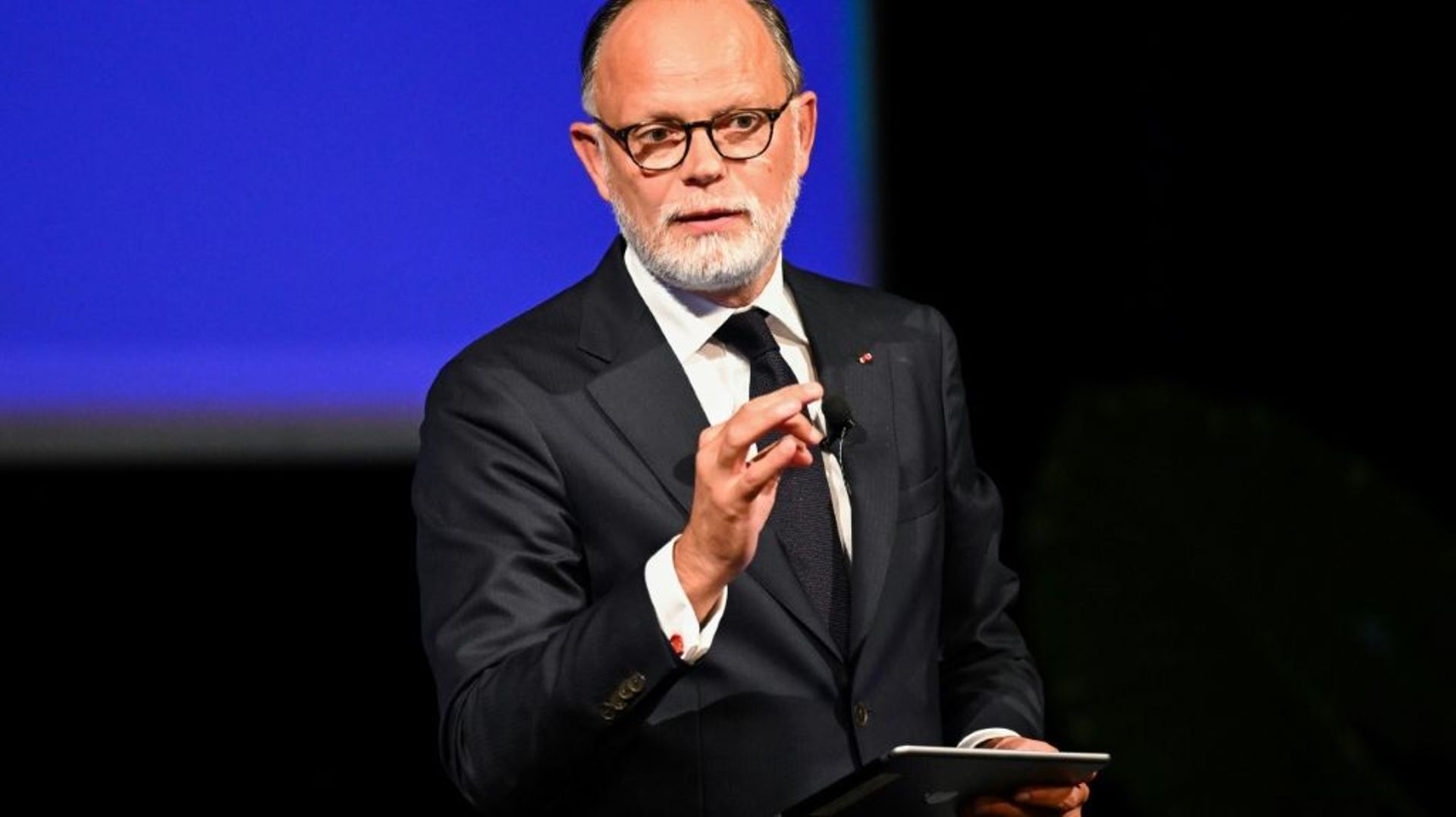 L’ancien Premier ministre et maire du Havre Edouard Philippe à Fontainebleau, en Seine-et-Marne, le 16 septembre 2022