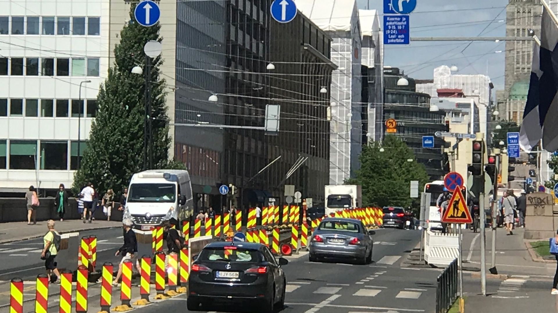 Helsinki ne connaît presque jamais d'embouteillage.