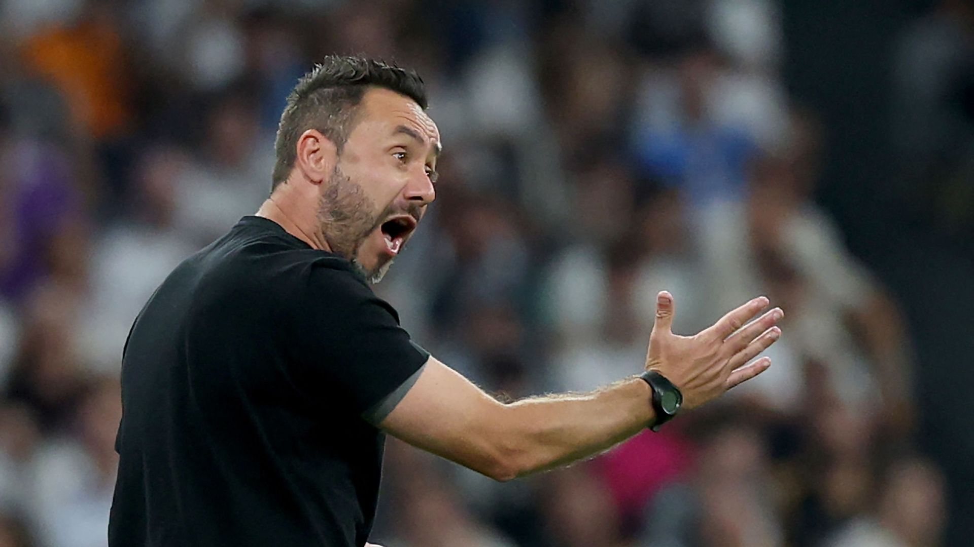 Le coach de l'OM De Zerbi regrette "un penalty honteux" accordé au Real Madrid