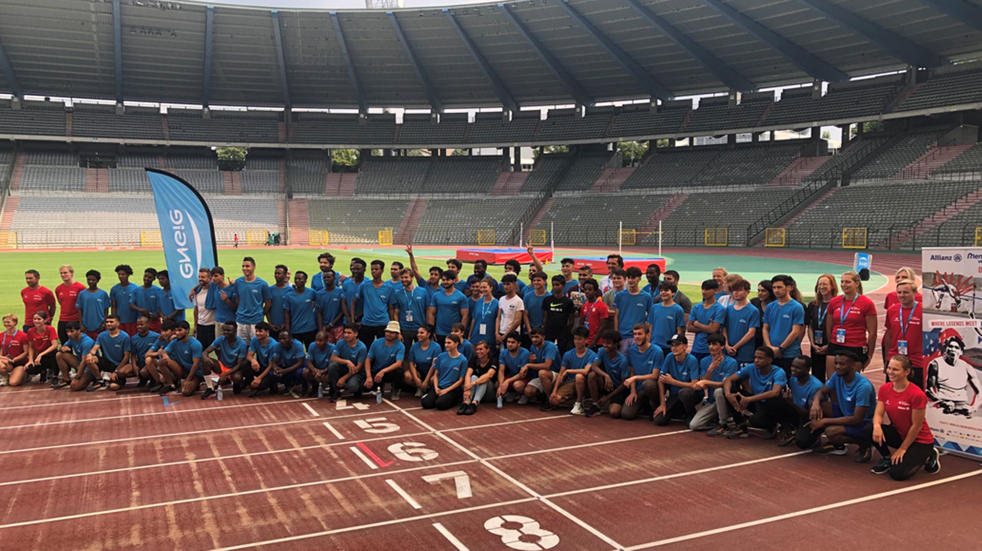 Un sponsor du Mémorial Van Damme a invité des jeunes demandeurs d'asile à découvrir l'athlétisme