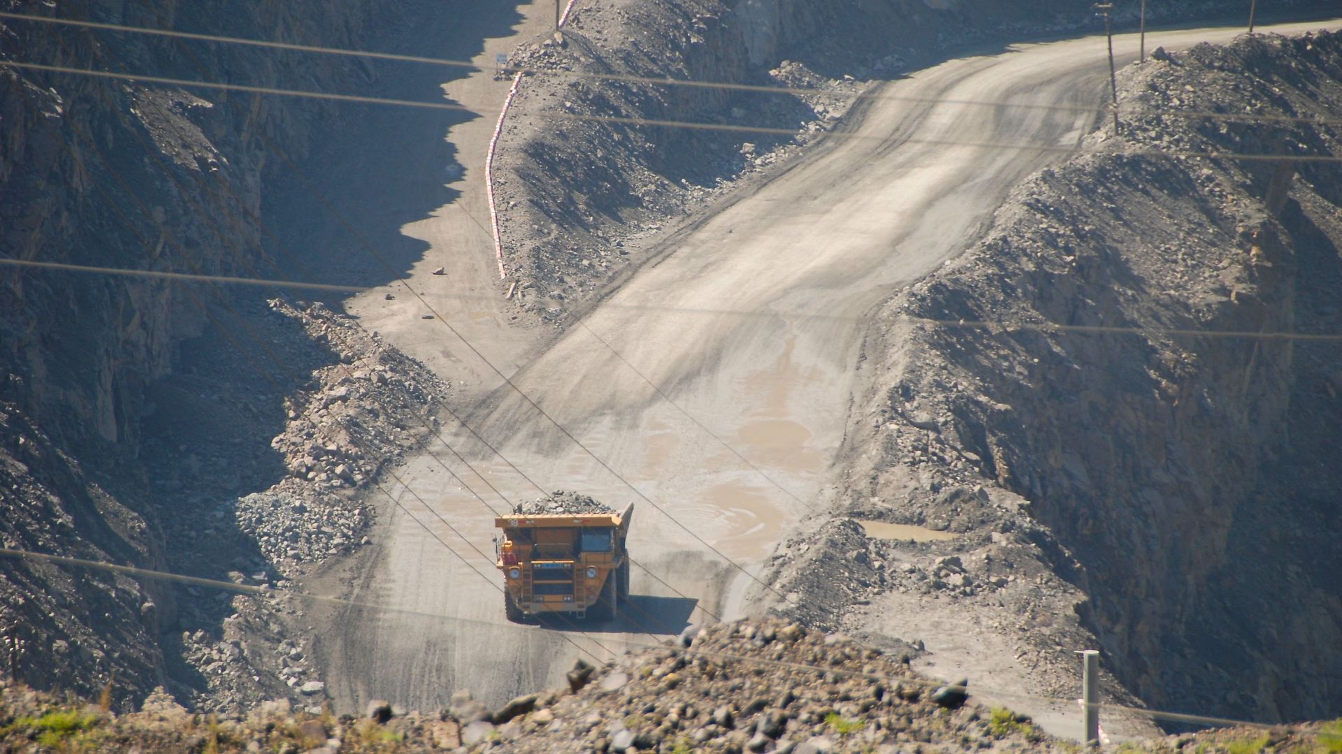 Rare-earth mine in Baiyun'ebo or Bayan Obo, China.