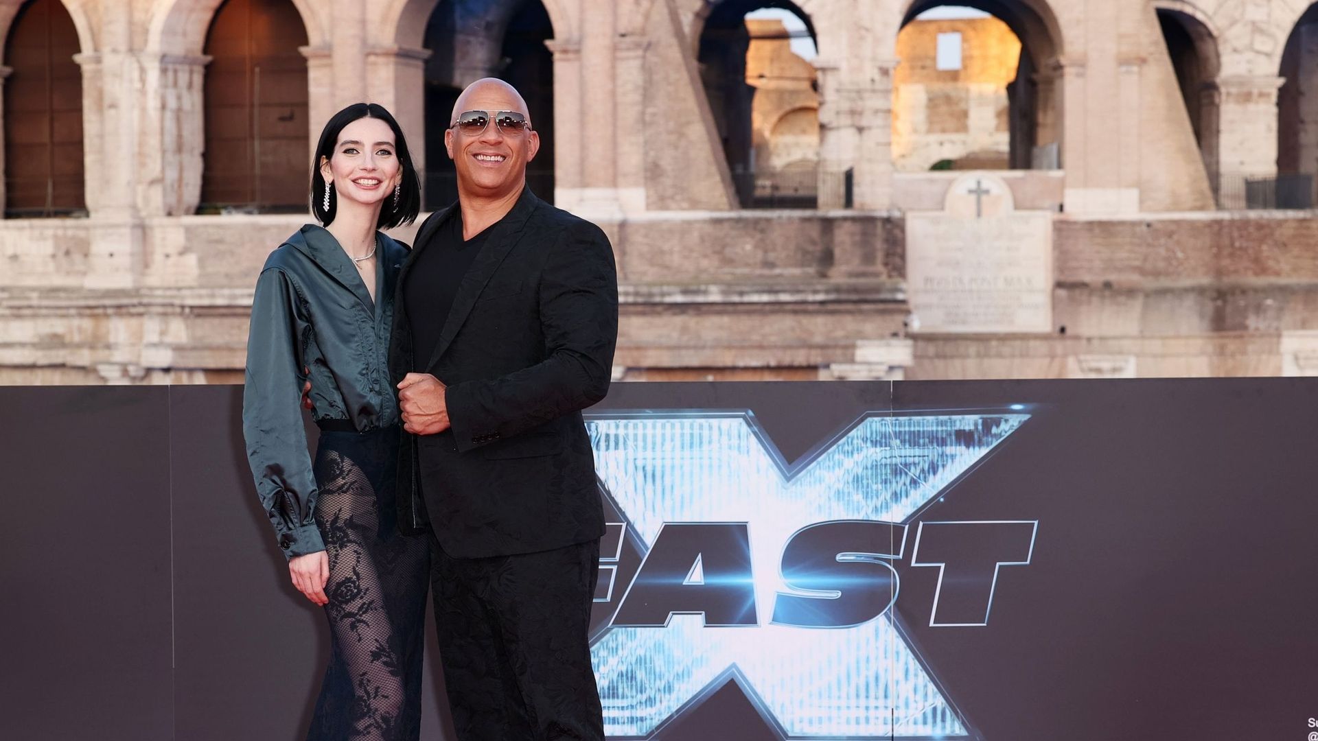 Meadow Walker et Vin Diesel à l’avant-première de "Fast and Furious X" à Rome