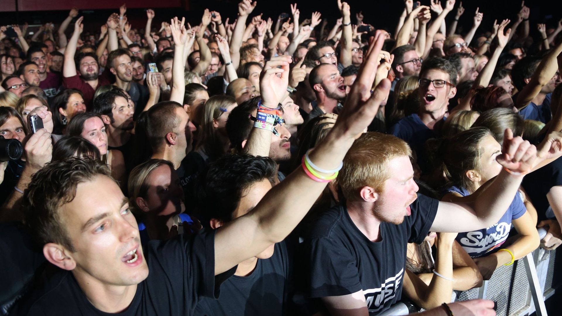 Le public de l'AB lors d'un concert du groupe Muse en 2015. 