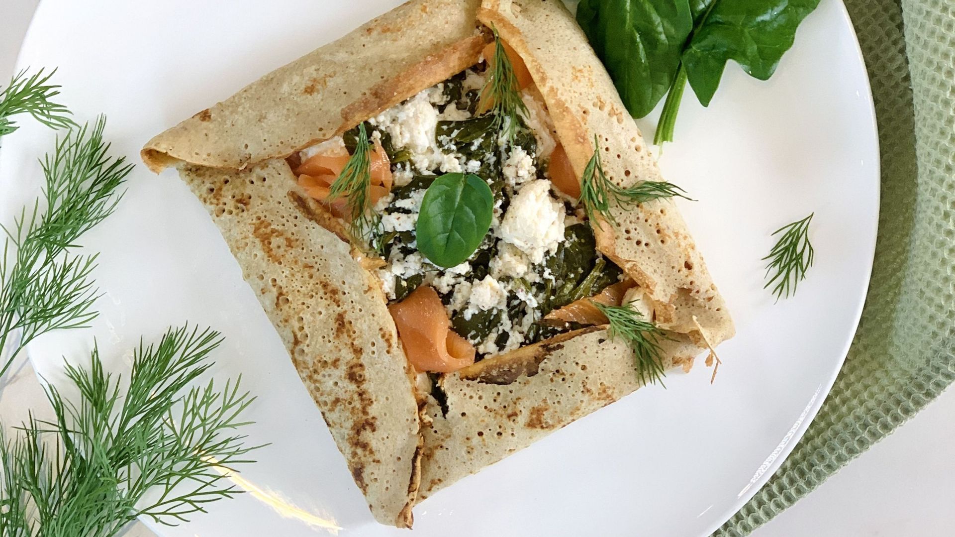Crêpes au saumon fumé, épinards et ricotta - RTBF Actus