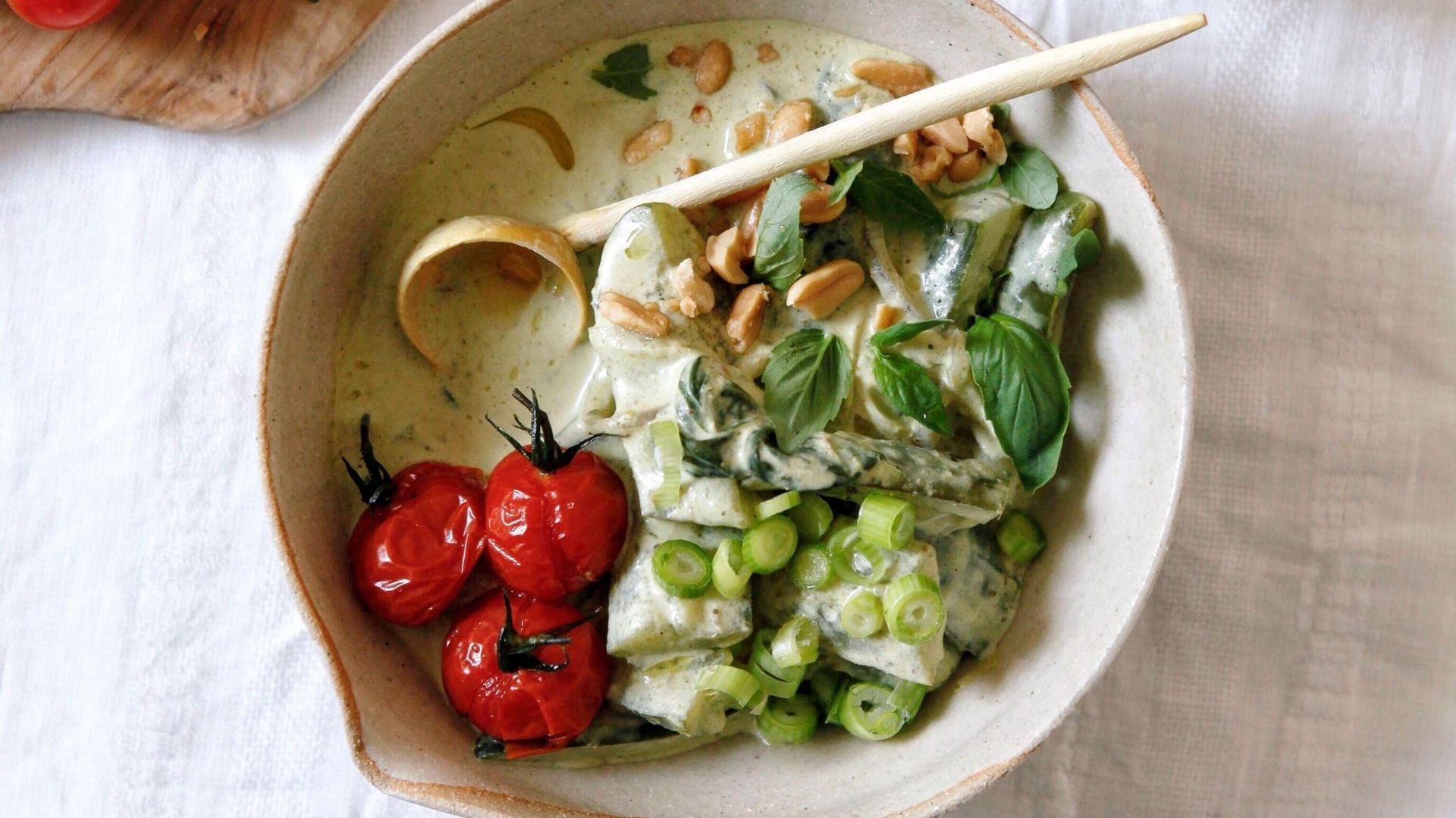 Recette Sauté de lotte au curry vert