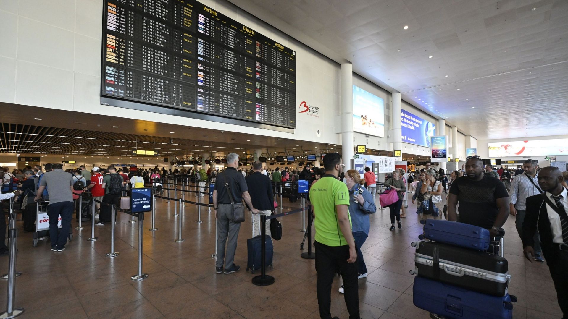 Des actions ont forcé Brussels Airlines à annuler de nombreux vols