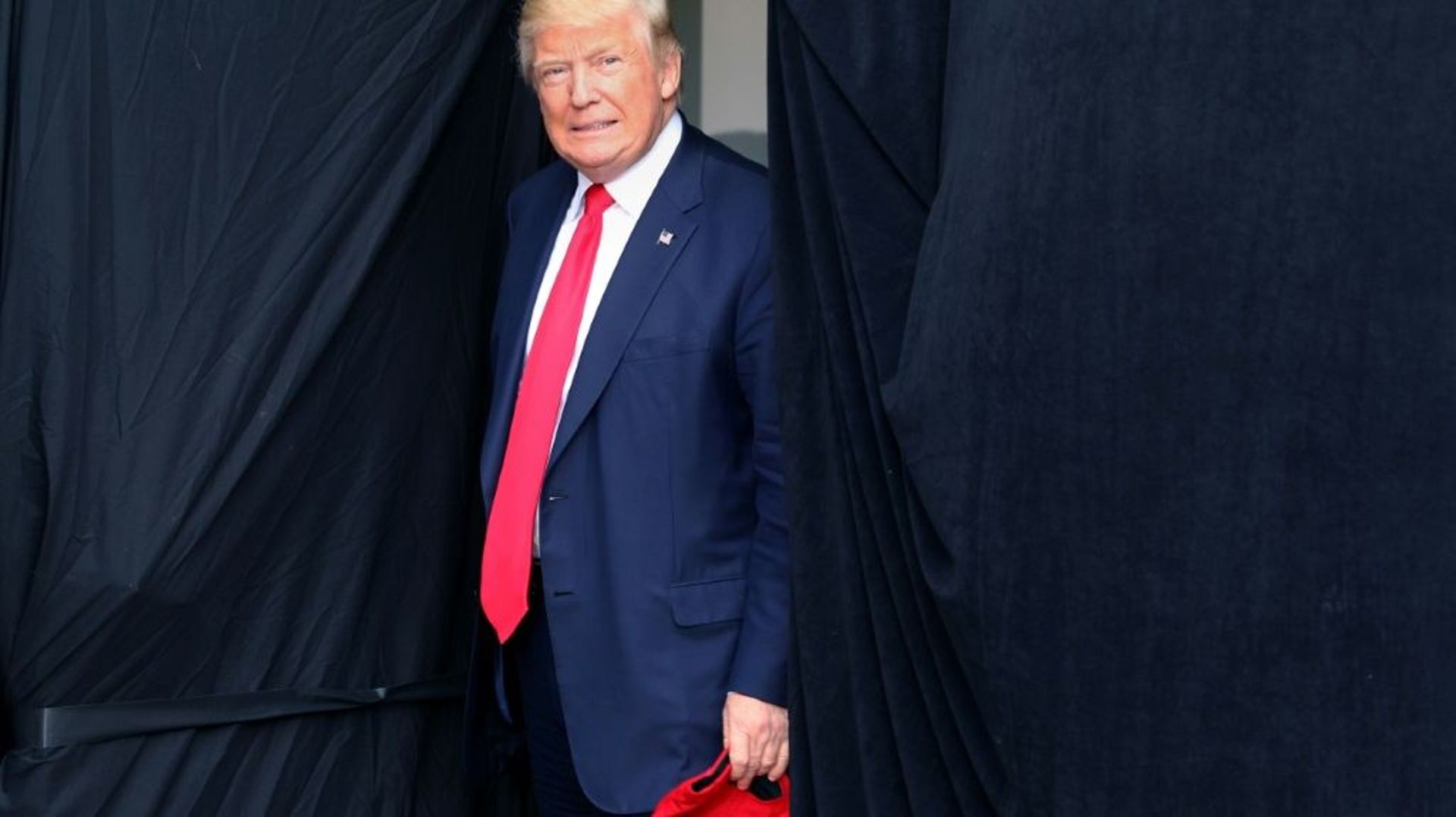 Le président élu américain Donald Trump, le 15 octobre 2016 à Portsmouth dans le New Hampshire