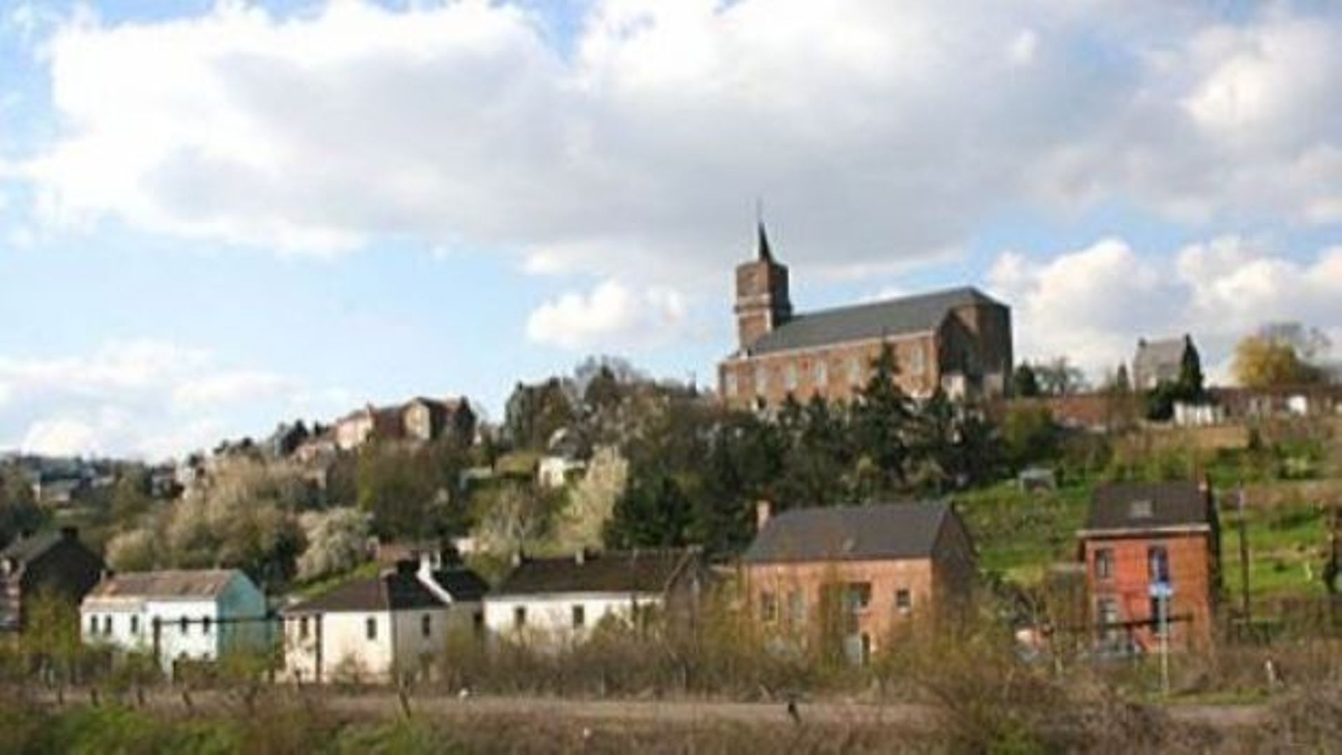 Vue à Flawinne en Province de Namur