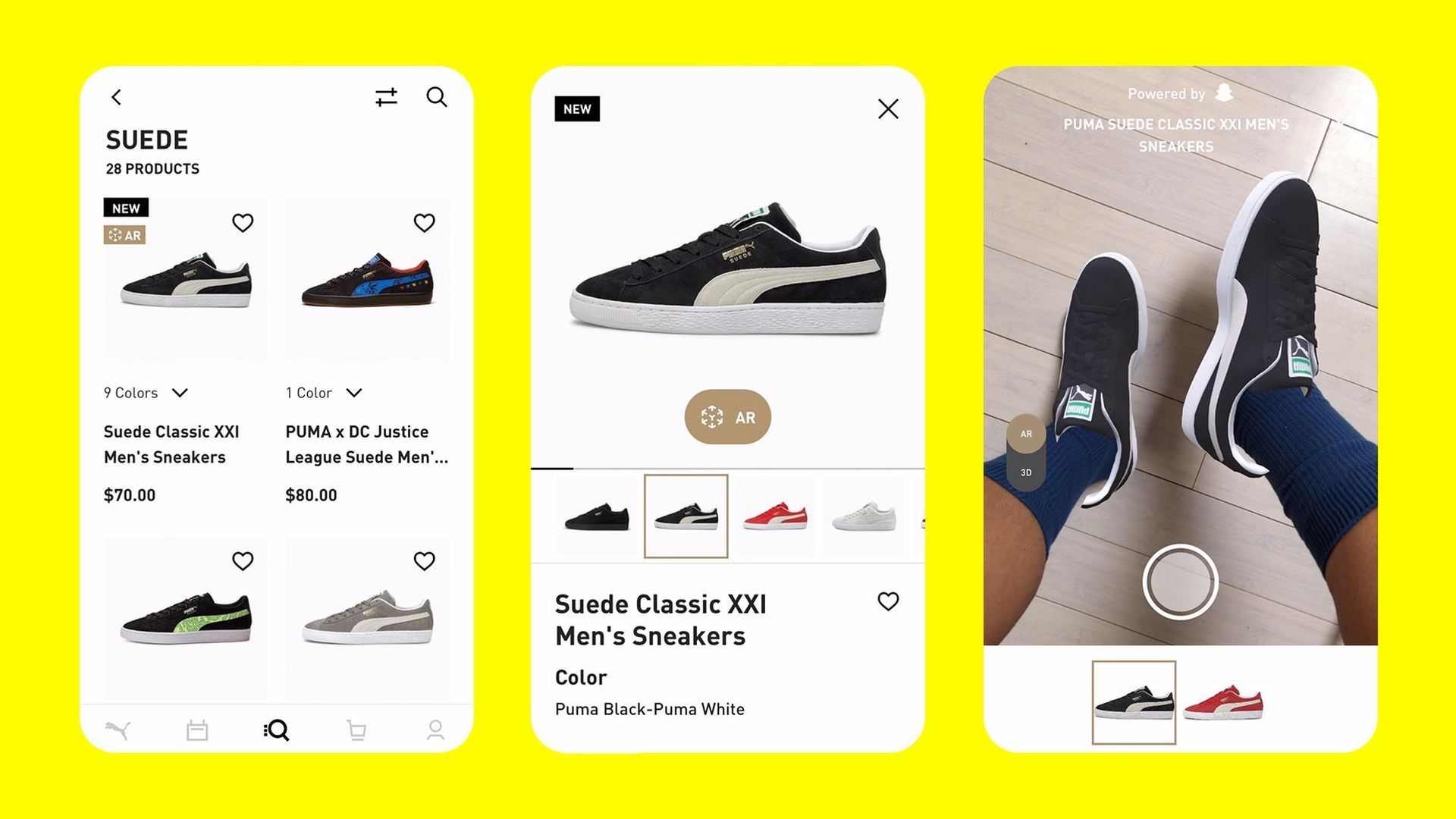 Snapchat : une nouvelle fonctionnalité pour faire du shopping en réalité virtuelle.